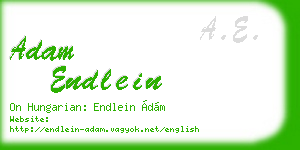 adam endlein business card